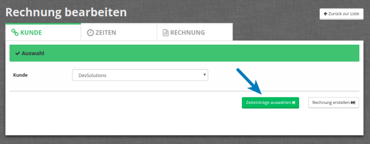 Rechnung erstellen