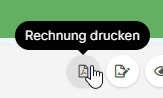 Aktionen in der Rechnungsliste