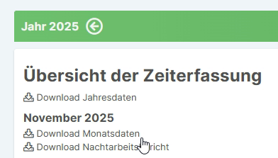 Download-Link für Monatsdaten